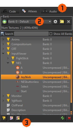 Asset Manager Dock Window